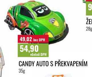 CANDY AUTO S PŘEKVAPENÍM 35g 