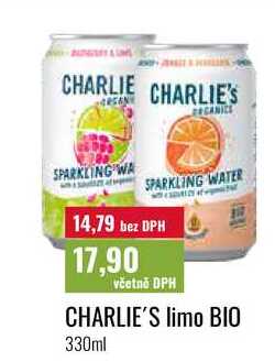 CHARLIE'S limo BIO 330ml