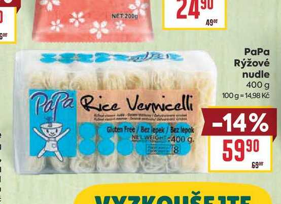 PaPa Rýžové nudle 400 g