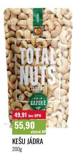KEŠU JÁDRA 200g 