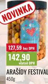 ARAŠÍDY FESTIVAL 450g 