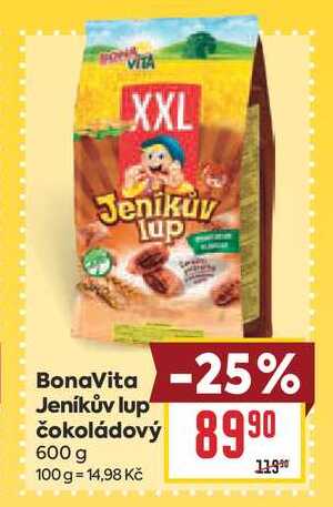 BonaVita Jeníkův lup čokoládový 600 g