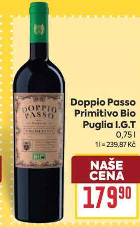 Doppio Passo Primitivo Bio Puglia I.G.T 0,75l