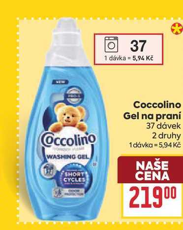 Coccolino Gel na praní 37 dávek BILLA