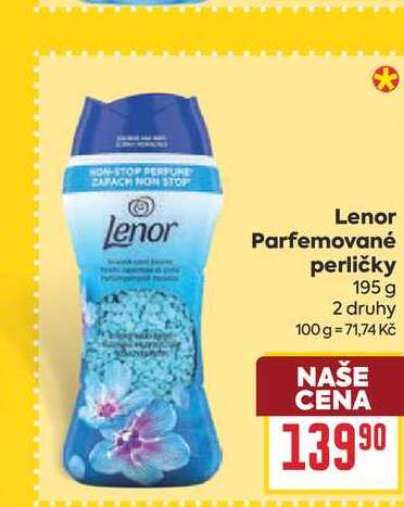 Lenor Parfemované perličky 195 g BILLA