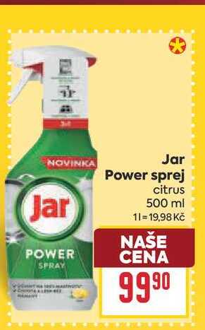 Jar Power sprej citrus 500 ml BILLA