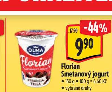   Florian Smetanový jogurt 150 g 