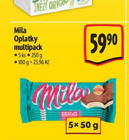 Mila Oplatky multipack 5 ks  