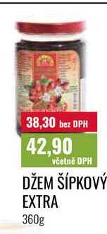 DŽEM ŠÍPKOVÝ EXTRA 360g 