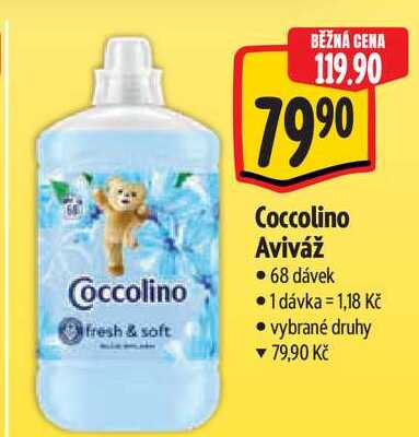Coccolino Aviváž  68 dávek Albert