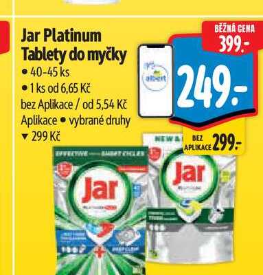 Jar Platinum Tablety do myčky 40-45 ks