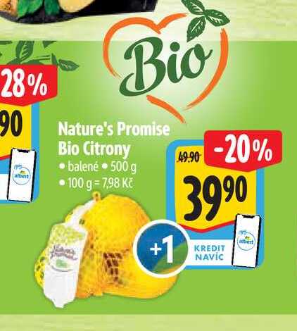 Nature's Promise Bio Citrony 500 g