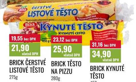 BRICK TĚSTO NA PIZZU 275g 