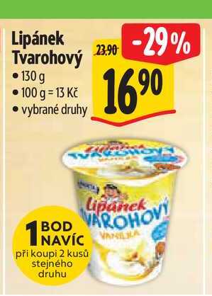 Lipánek Tvarohový 130 g