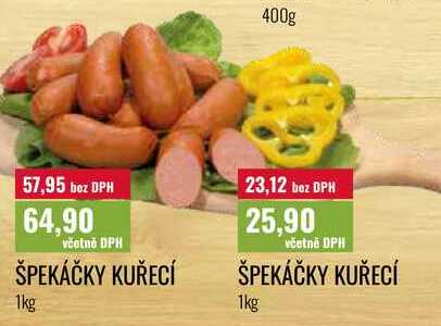 ŠPEKÁČKY KUŘECÍ 1kg