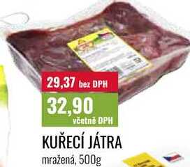 KUŘECÍ JÁTRA 500g 