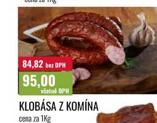 KLOBÁSA Z KOMÍNA cena za 1Kg