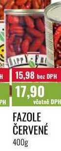 FAZOLE ČERVENÉ 400g 