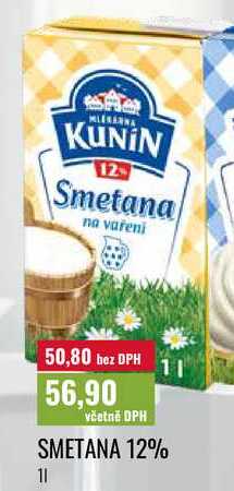 SMETANA 12% 1l