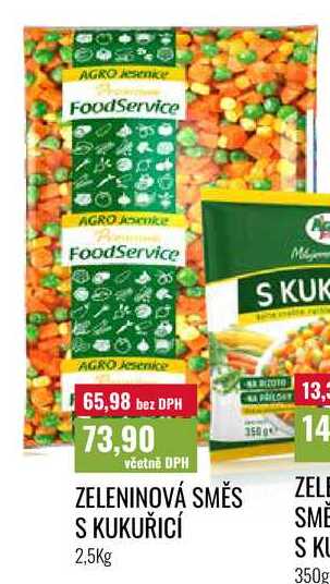 ZELENINOVÁ SMĚS S KUKUŘICÍ 2,5kg
