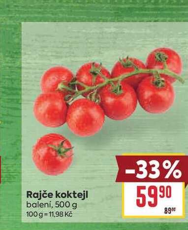 Rajče koktejl balení, 500 g