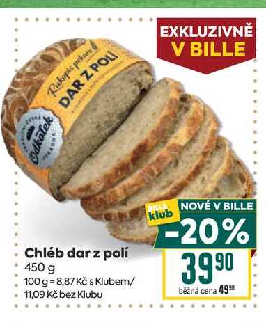 Chléb dar z polí 450 g