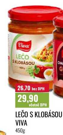 LEČO S KLOBÁSOU VIVA 450g 