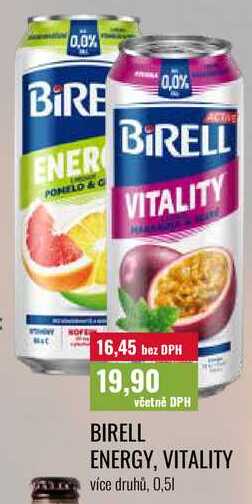 BIRELL ENERGY, VITALITY 0,5l