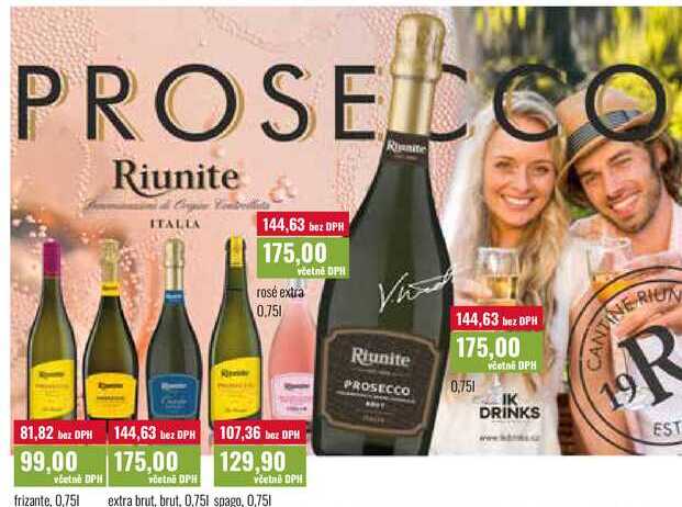 PROSECCO Riunite 0,75l