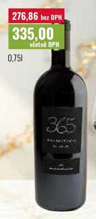 PRIMITIVO 365 0,75l