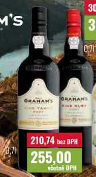 GRAHAM'S TAWNY, RUBY 0,7l