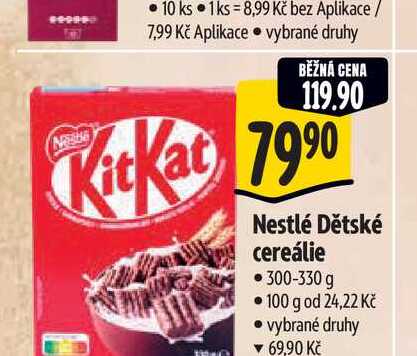   Nestlé Dětské cereálie 300-330 g 