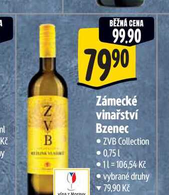  Zámecké vinařství Bzenec 0,75 l