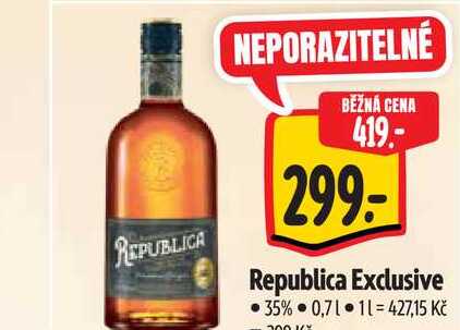 Republica Exclusive 35% 0,7 l