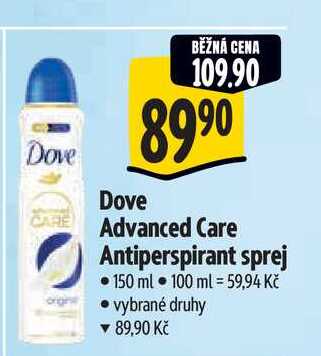 Dove Advanced Care Antiperspirant sprej 150 ml Albert