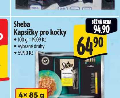 Sheba Kapsičky pro kočky 100 g