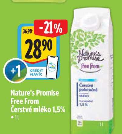 Nature's Promise free from Čerstvé mléko 1 l