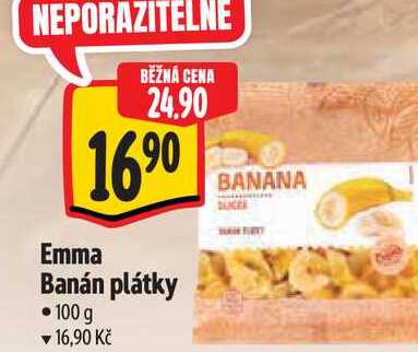  Emma Banán plátky 100 g