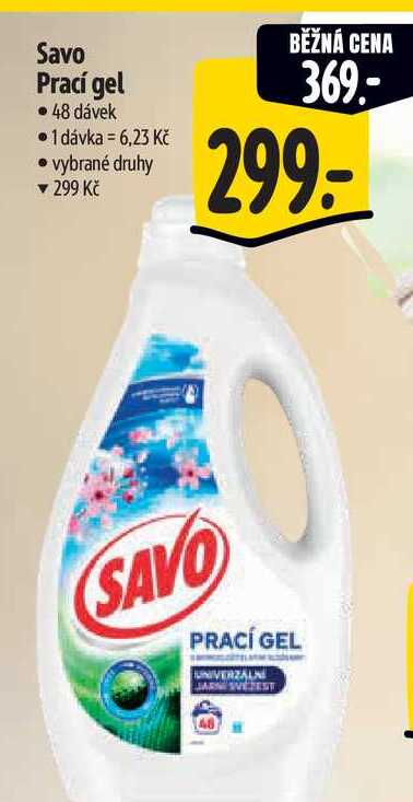 Savo Prací gel  48 dávek Albert