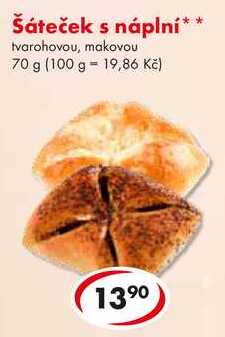 Šáteček s náplní, 70 g