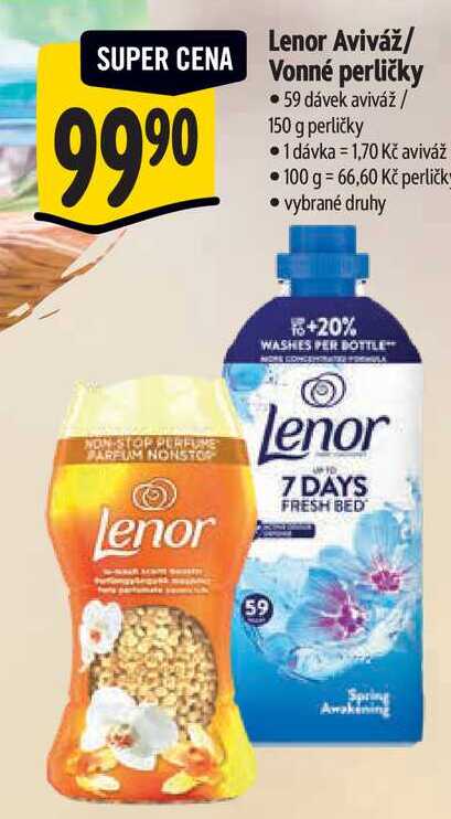 Lenor Aviváž 59 dávek Albert