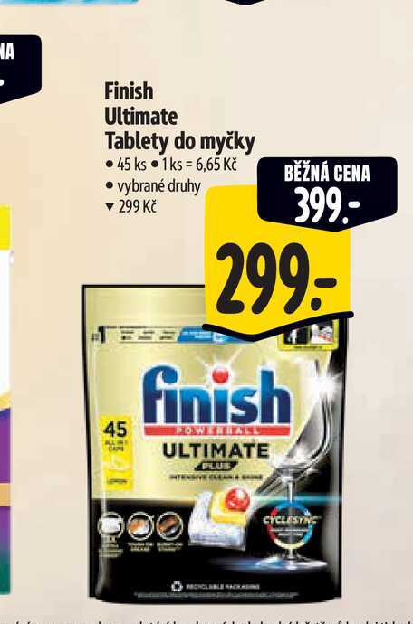 Finish Ultimate Tablety do myčky 45 ks