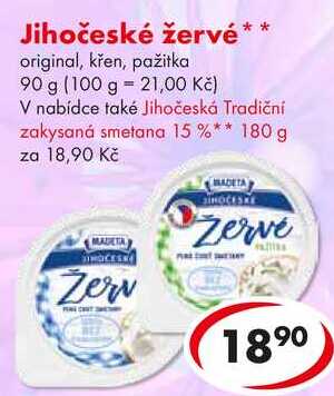 Jihočeské žervé, 90 g