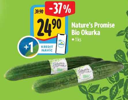 Nature's Promise Bio Okurka, 1 ks