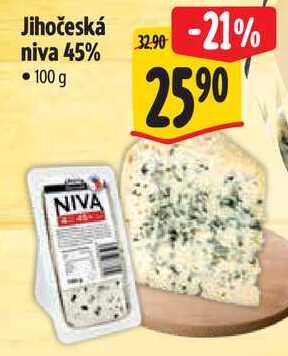 Jihočeská niva 45%, 100 g
