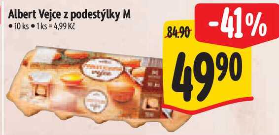 Albert Vejce z podestýlky M, 10 ks