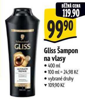 Gliss Šampon na vlasy, 400 ml Albert