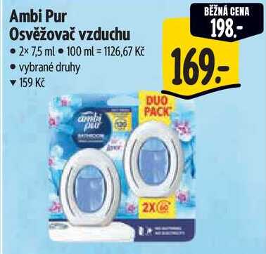 Ambi Pur Osvěžovač vzduchu, 2x 7,5 ml Albert