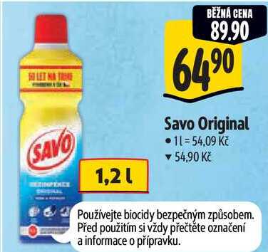 Savo Original, 1,2 l
