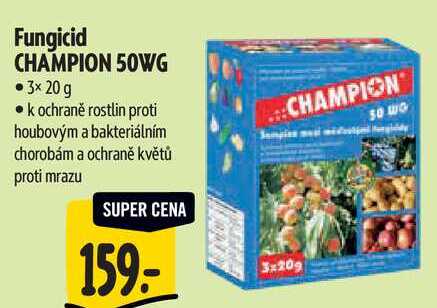 Fungicid CHAMPION 50WG, 3x 20 g Albert
